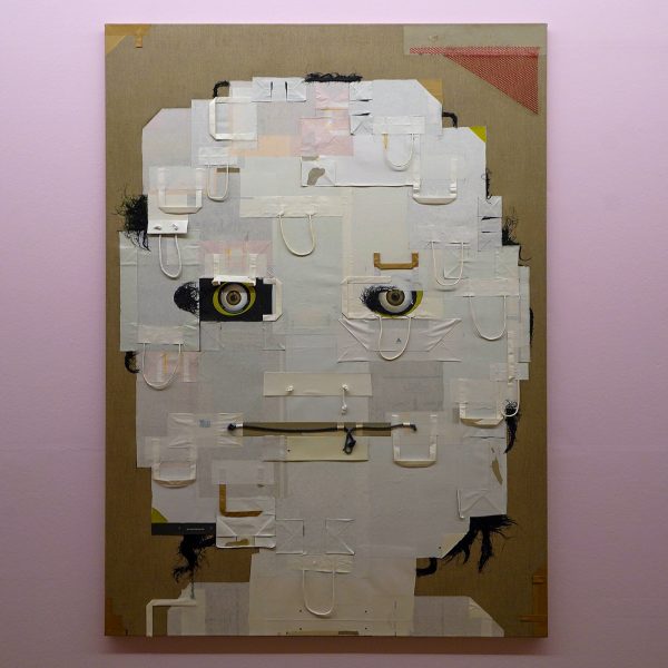 CA Wertheim - Self-Portrait - Gemengde techniek op papier, 1999