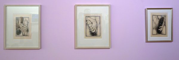 Koes Staassen - Firsdt Contact (SA July 3 2015) - Grafiet, gouache, silverpoint op papier, 2015 & Shifting (SA July 3 2015) - Grafiet op papier, 2015 & Resisting the Urge (SA July 3 2015) - Grafiet, gouache, silverpoint op papier, 2015