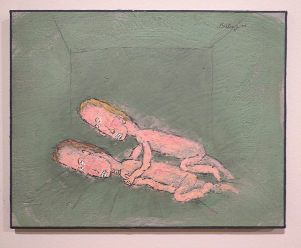 Willia Anthony - Bacon Brotherhood - Olieverf en potlod op linnen, 1994