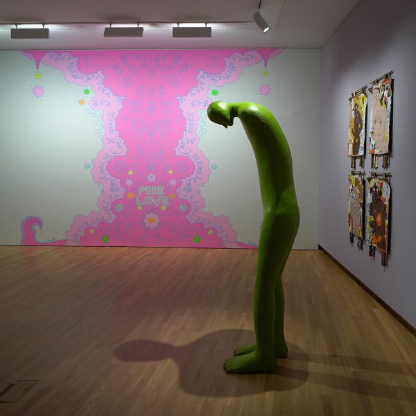 Henk Visch - The Artist in Love - Aluminium en verf