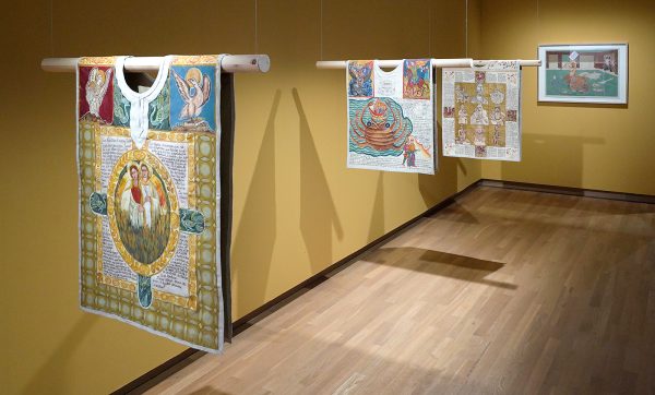 Kalliopi Lemos - From the Ritual Garment series, Christian Orthodox Ritual Garment & Creative Femininity Ritual Garment & Armenian Ritual Garment - Acrylverf op linnen