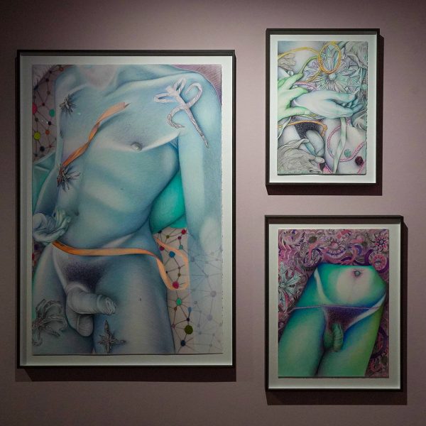 Koes Staassen - Afterglow (KB February 27 2022) & Strange Positions (JR March 1 2022) & Treasure Hiding IV - Kleurpotlood op papier