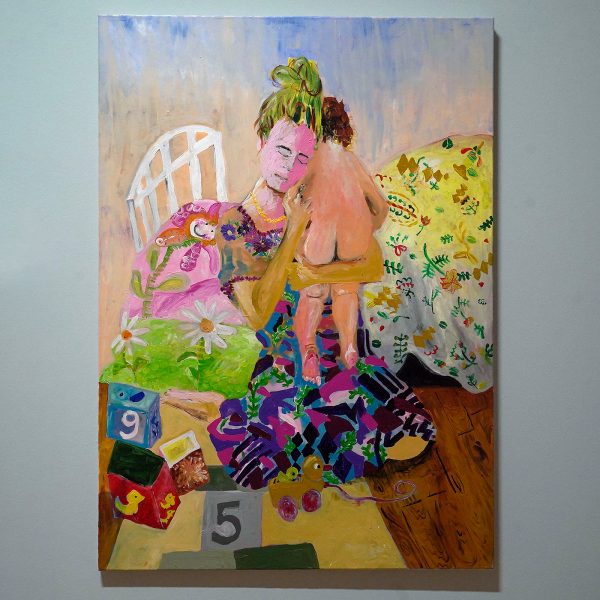 Tanja Ritterbex - Frida en Tanja in het atelier - Acrylverf op doek