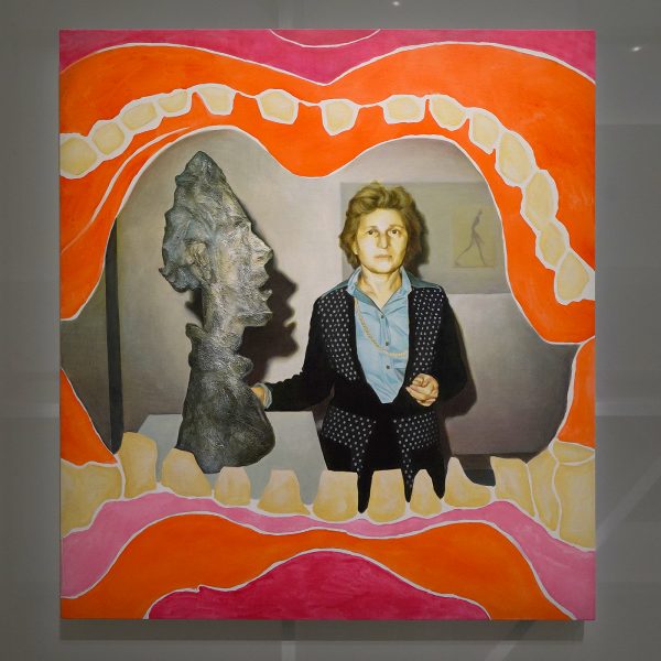 Allison Katz - Bust - Acrylverf op linnen