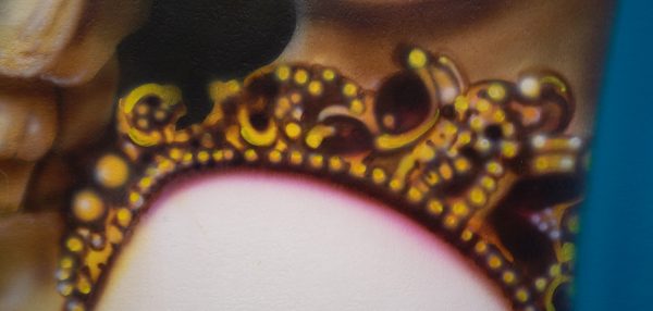 Audrey Flack - Wheel of Fortune - Olieverf en acrylverf op doek (detail)