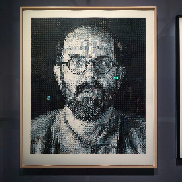 Chuck Close - Self-Portait - Kleurenzeefdruk