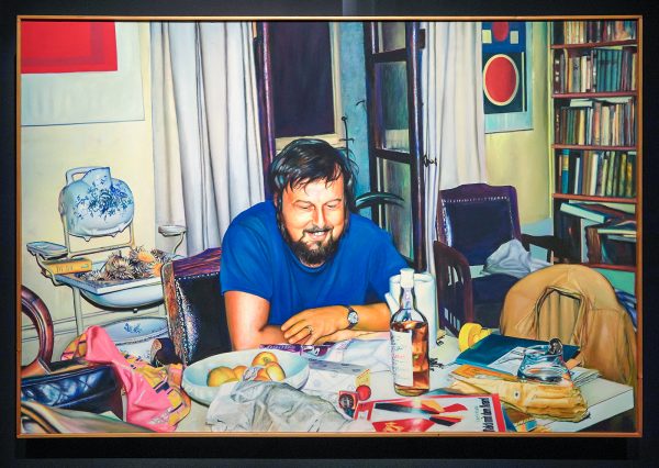 Franz Gertsch - Dr Harald Szeemann - Acrylverf op doek