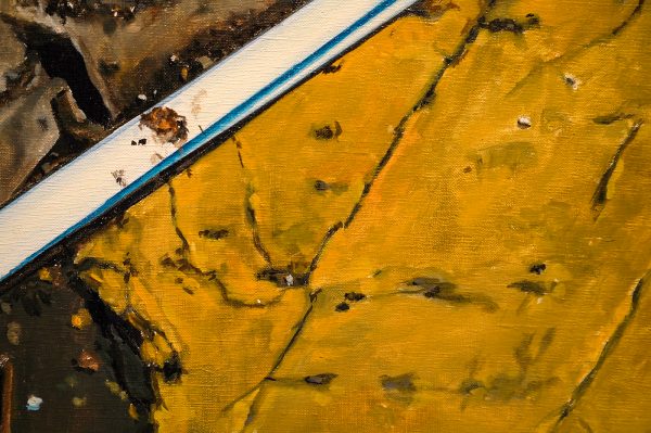 Idelle Weber - Gutter - Olieverf op linnen (detail)