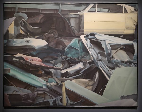 John Salt - Wrecking Yard - Acrylverf op doek