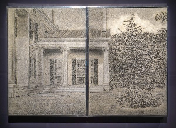 Richard Artschwager - The Tree - Acrylverf op Celotex-isolatieplaat