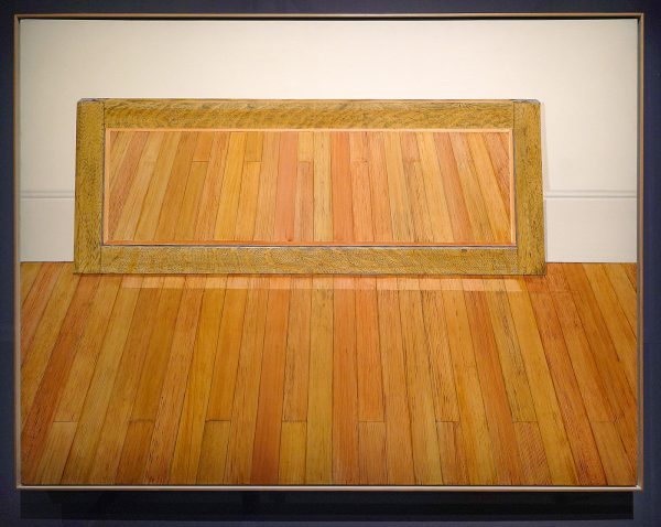 Sylvia Plimack Mangold - Floor With Horizontal Mirror - Acrylverf op doek