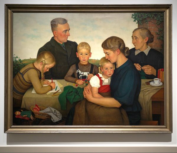 Adolf Wissel - Kalenberger Bauernfamilie - Olieverf op doek, 1939