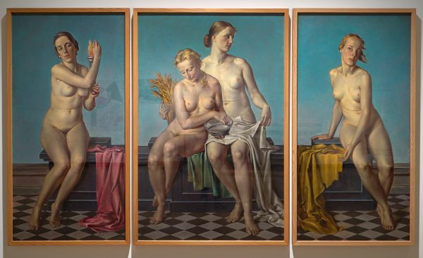 Adolf Ziegler - Die Vier Elemente - Olieverf op doek, 1937