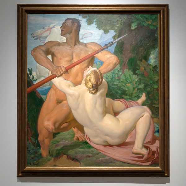 Arthur Kampf - Venus und Adonis - Olieverf op doek, 1924