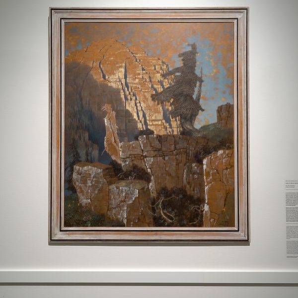 Edmund Steppes - Nach dem Gewitter - Olieverf op hardboard, 1938