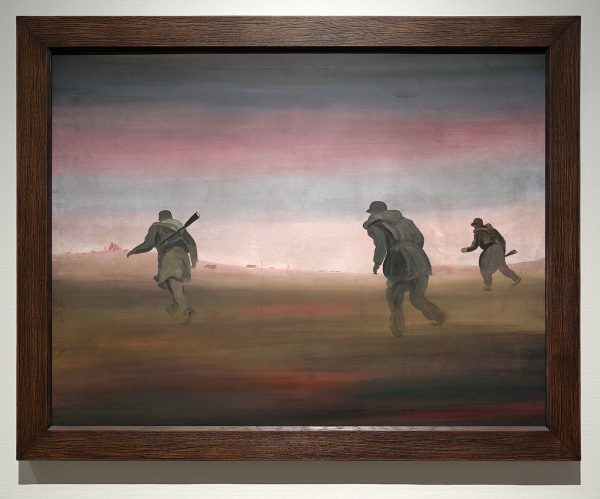 Heinrich Ehmsen - Vorruckende Deutsche Infanterie Bei Charkow - Olieverf op doek, 1942