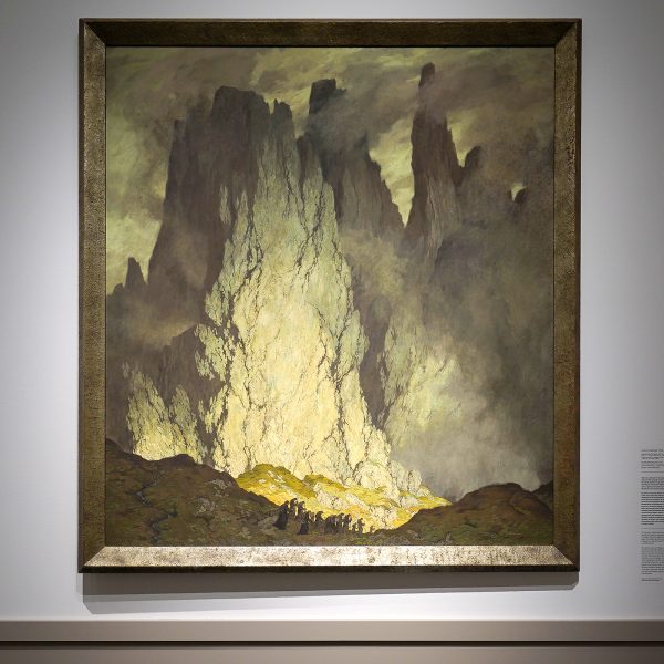 Hugo Hodiener - Der Pilgerzug Aus Tannhauser - Olieverf op doek, 1940