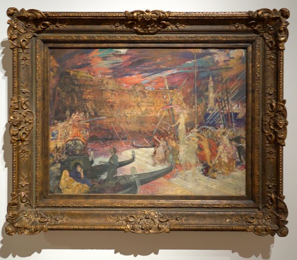 Karl Leipold - Die Vermahlung des Dogen Mit Dem Meere I - Olieverf op paneel, 1942