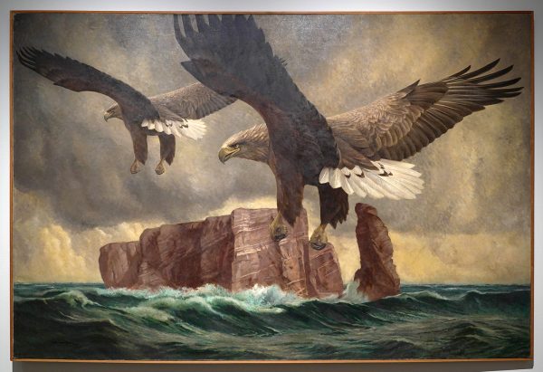 Michael Mathias Kiefer - Die Wacht - Olieverf op doek, 1940