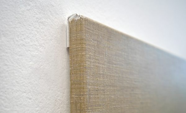 Kirsten Hutsch - Doppelganger nr 1 & 2 - 40x50cm, Linnen (Madrid) en acrylverf op linnen (detail)