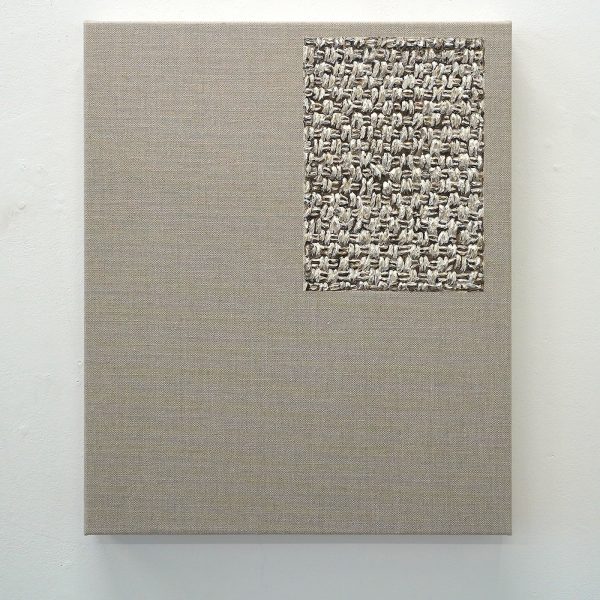 Kirsten Hutsch - When Meditation On Linen nr1- 60x50cm, Acrylverf op linnen