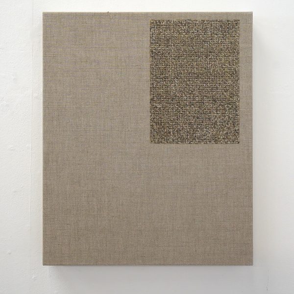 Kirsten Hutsch - When Meditation On Linen nr2 - 60x50cm, Acrylverf op linnen