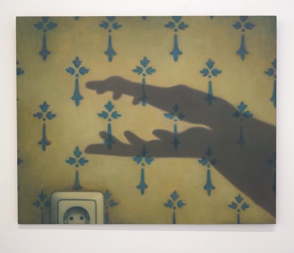 Erica Scheper - Krokodil - 35x43cm, Olieverf op paneel