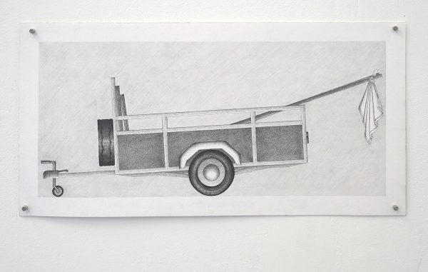 Frank Lenferink - Untitled - 25x40cm, Potlood op papier
