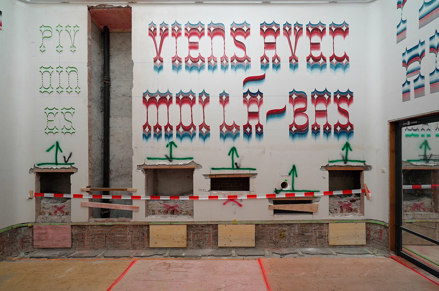 Freelingwaters (Job Wouters & Gijs Frieling) - Craving for Boijmans - Muurschilderingen