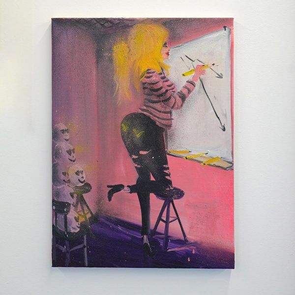 Oskar Nilsson - Negative Lesson - 55x45cm, Olieverf op doek