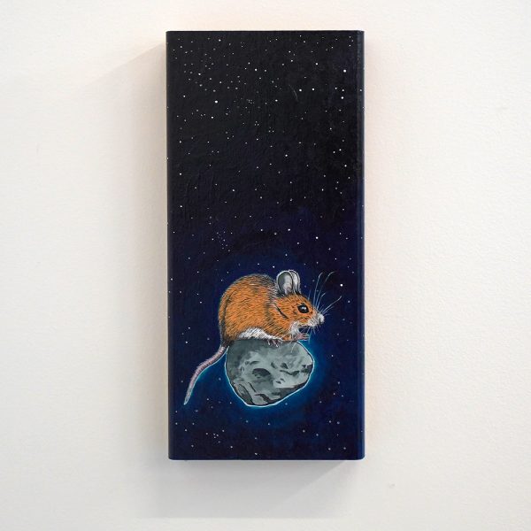 Rob Strick - Untitled 29-02-24 - 20x9cm, Gouache en potlood op paneel