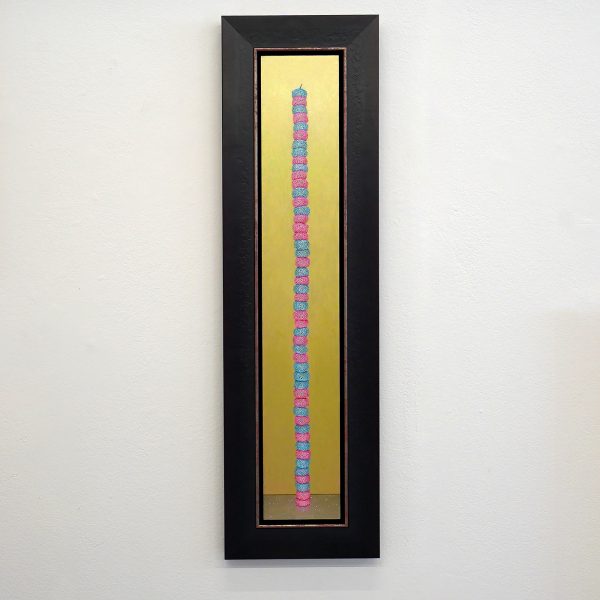 Stijn Rietman - Liquorice Allsorts Stacking VI - 60x10cm, Acrylverf en olieverf op paneel