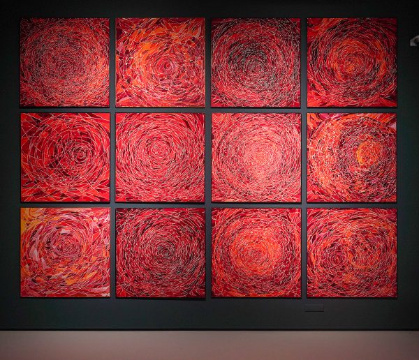 Else Alfelt - Bloemen van het universum - Olieverf op paneel, 1967