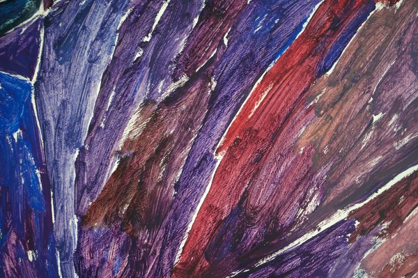 Else Alfelt - Stromboli - Olieverf op doek, 1958 (detail)