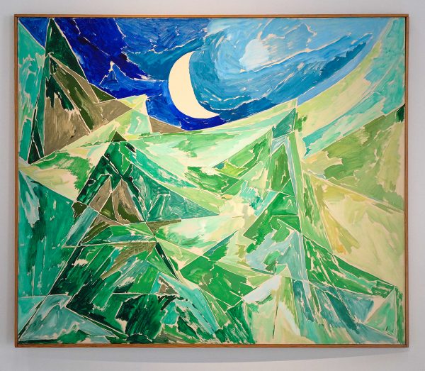 Else Alfelt - Volle Maan - Olieverf op paneel, 1956