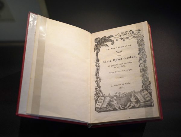 Toe - tron feifitentin na toe - Tori vo da Santa Bybel-Boekoe - vo gebruike dem na hoso en na skolo - 1852