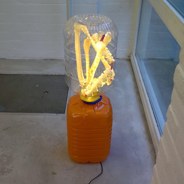 Bertjan Pot - Crafty Light - Plastic container, plastic botten, LED lichten en tiewraps