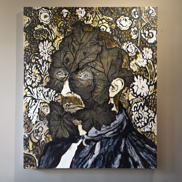 Jarik Jongman - Green Man - Olieverf op doek