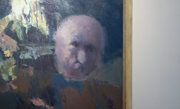 Kees Verwey - Zelfportret met bloemstilleven - Olieverf op doek, 1976 (detail)