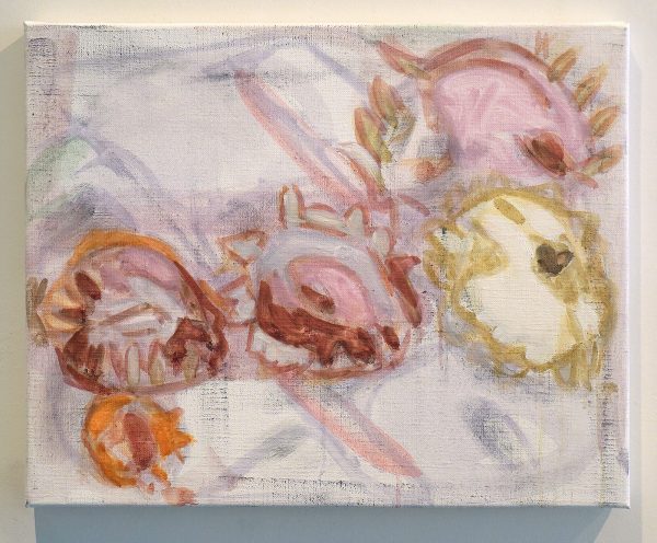 Peter Kantelberg - Zonnebloemen in herfst - Olieverf en of bijenwas op linnen