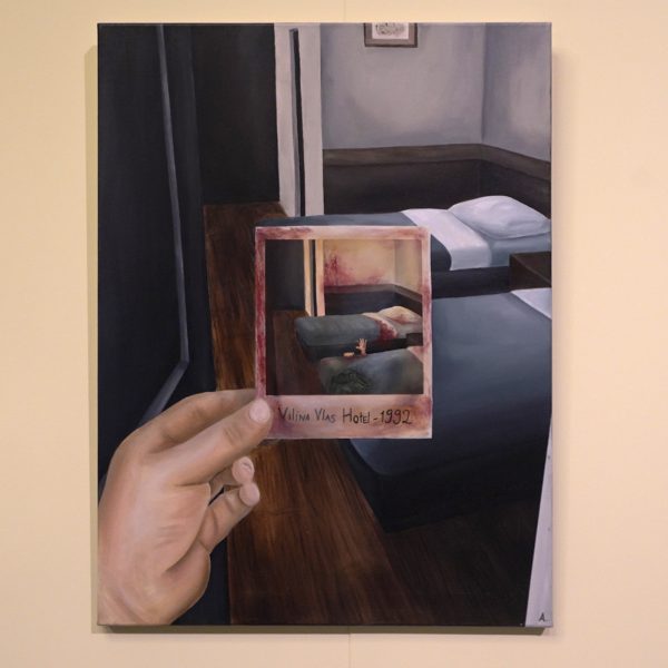 Akiboji - Do You See Her Too? - 80x60cm, Acrylverf op katoenen doek