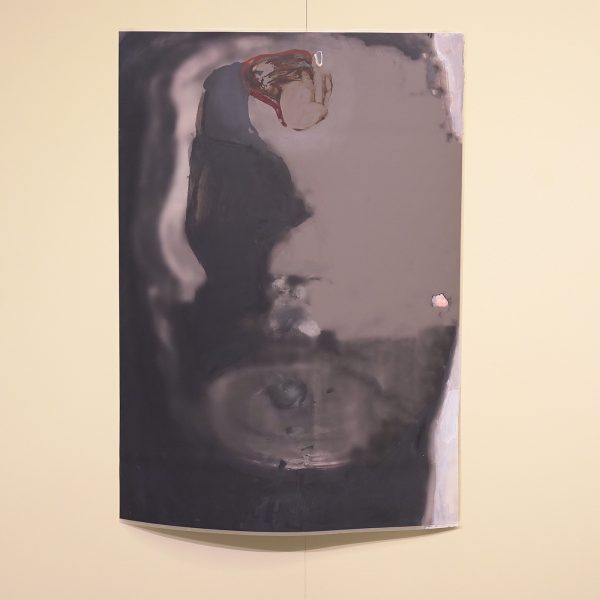 Samuel Mackiewicz - Untitled - 84x59cm Acrylverf, correctievloeistof, inkt op gelamineerde laserprint