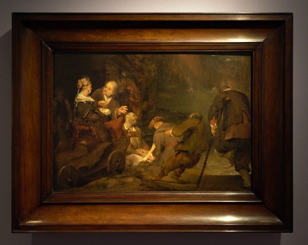 Aert de Gelder - Genezing van zieken - Olieverf op paneel, circa 1722-1725