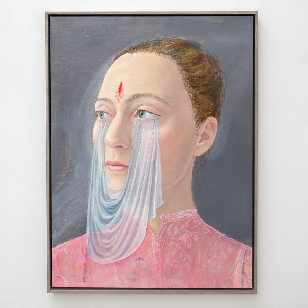 Femmy Otten - Portret (Aline) - 90x67cm, Olieverf op linen