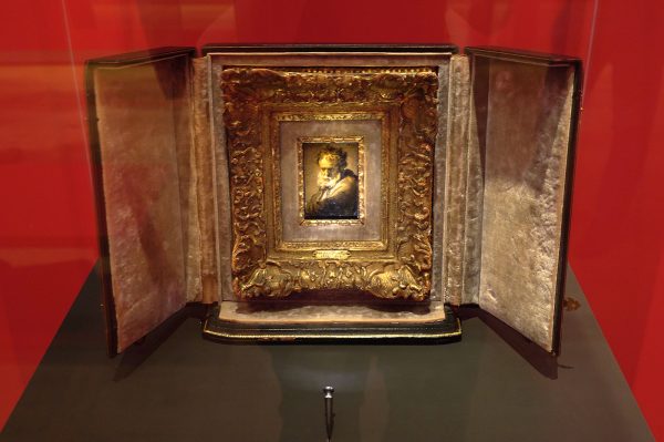 Rembrandt van Rijn - Oude man met baard - Olieverf op papier gemonteerd op paneel, 1633