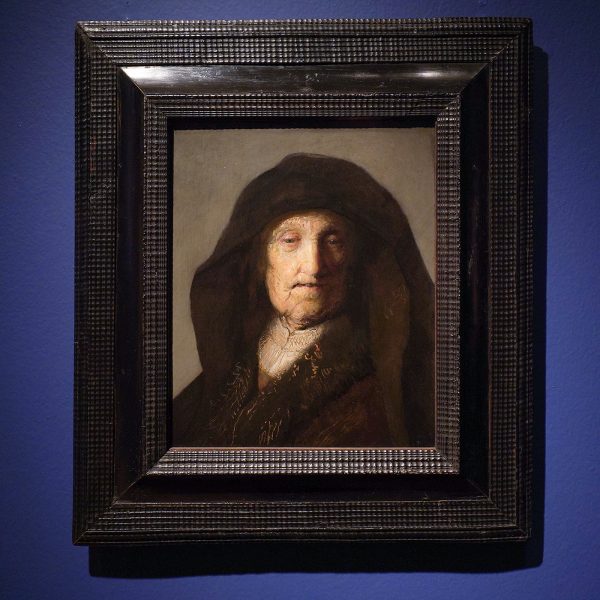 Rembrandt van Rijn (Studio van) - Rembrandts moeder - Olieverf op paneel, circa 1628