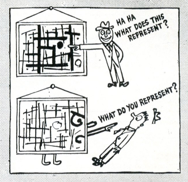 (On)Toegankelijke kunst Ad Reinhardt Representation