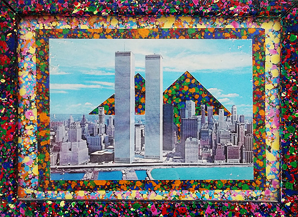 Adrianne Wortzel - Twing Towers, Twin Peaks - Collage (1981)