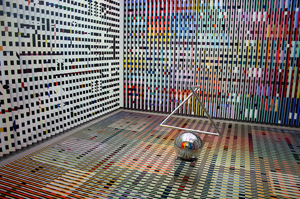 Agam - Amenagement de l'antichambre des appartements prives du palais de l'Elysee pour le president Georges Pompidou