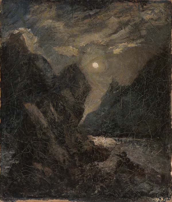 Albert Pinkham Ryder - The Lorelei - 57x49cm Albert Pinkham Ryder - The Lorelei - 57x49cm